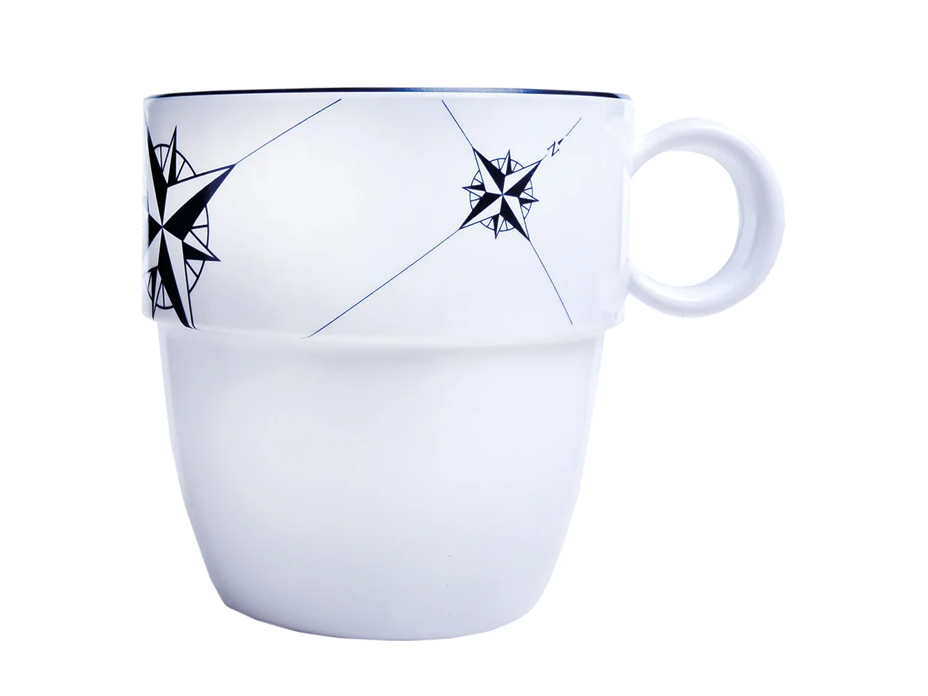 Marine Business Melamine Non-Slip Coffee Mug - NORTHWIND - Set of 6