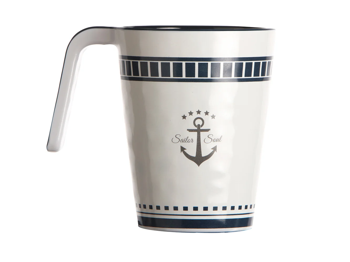 Marine Business Melamine Non-Slip Coffee Mug - SAILOR SOUL - Set of 6