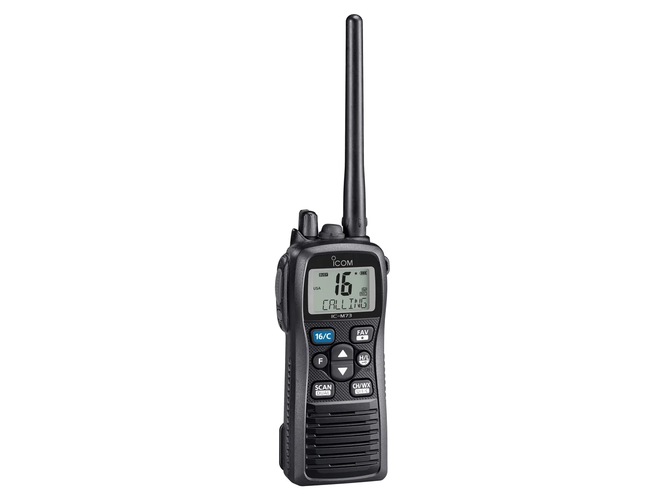 Icom IC-M73 Submersible Handheld VHF Marine Radio - 6W