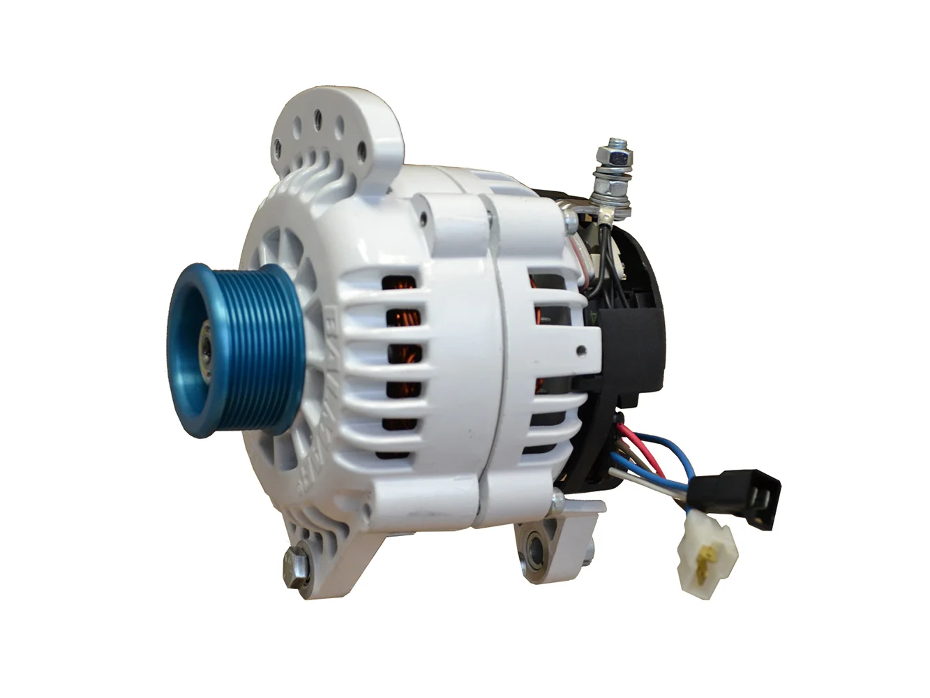 Balmar Alternator 120 AMP 12V 3.15" Dual Foot Saddle J10 Pulley Isolated Ground