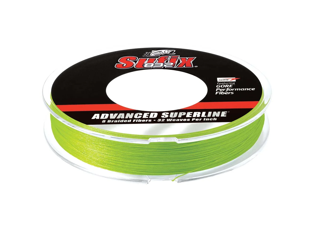 Sufix 832® Advanced Superline® Braid - 6lb - Neon Lime - 150 yds