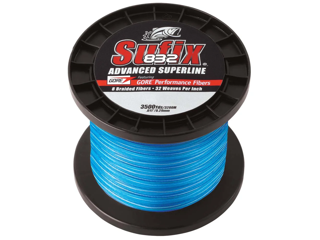 Sufix 832® Advanced Superline® Braid - 15lb - Coastal Camo - 3500 yds