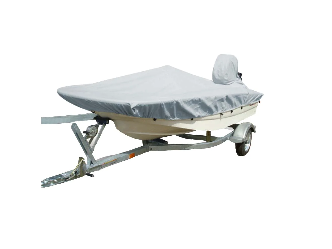 Carver Sun-DURA® Styled-to-Fit Boat Cover f/13.5' Whaler Style Boats with Side Rails Only - Grey
