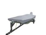 Carver Poly-Flex II Styled-to-Fit Boat Cover f/14.5' Open Jon Boats - Grey