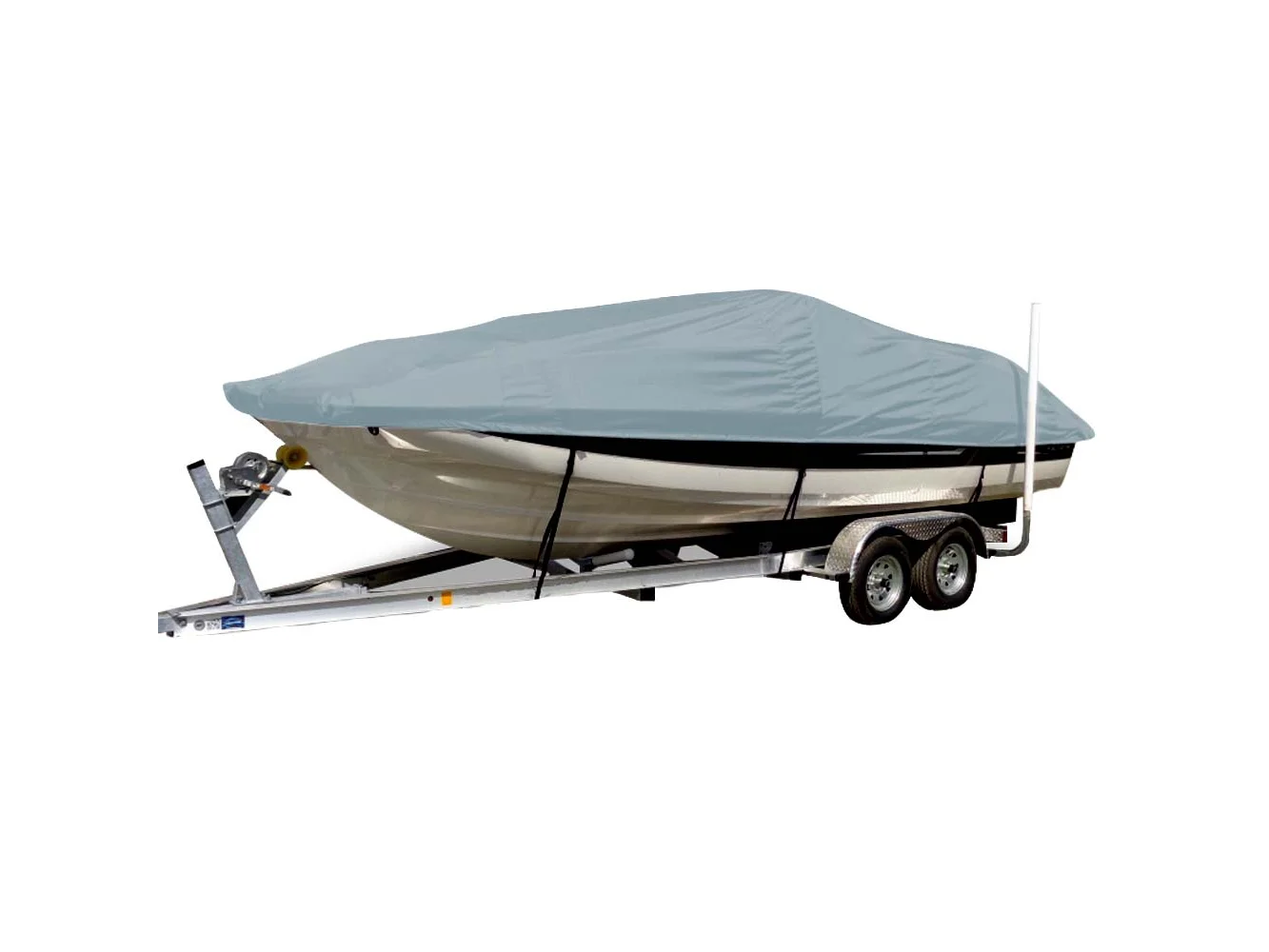 Carver Sun-DURA® Styled-to-Fit Boat Cover f/19.5' Sterndrive Deck Boats w/Low Rails - Grey