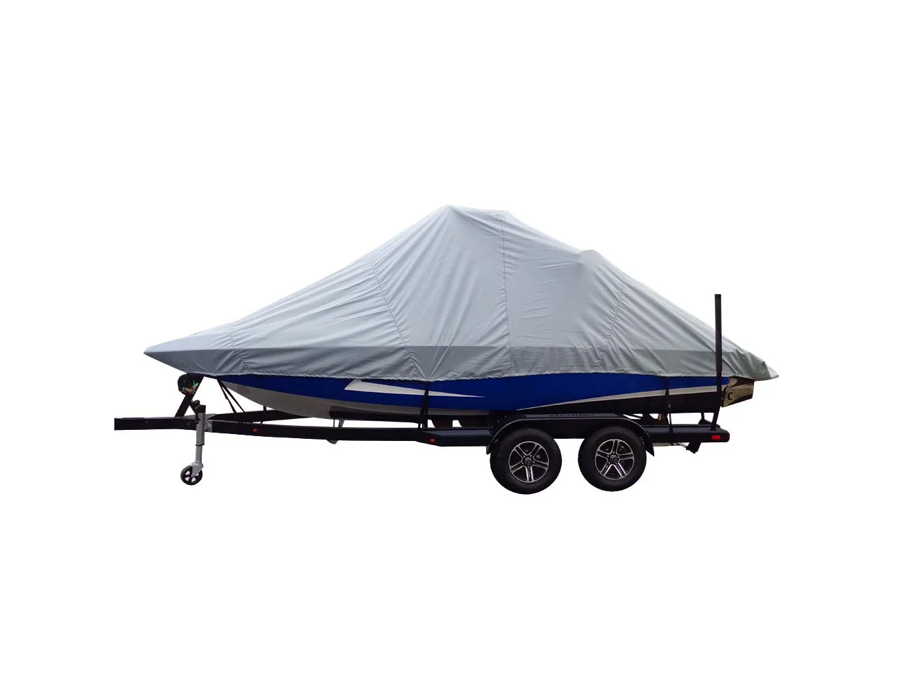 Carver Sun-DURA® Specialty Boat Cover f/22.5' Inboard Tournament Ski Boats w/Wide Bow & Swim Platform - Grey