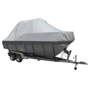 Carver Sun-DURA&reg; Specialty Boat Cover f/24.5' Walk Around Cuddy & Center Console Boats - Grey