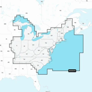GARMIN Navionics+ U.S. East - Lakes, Rivers and Coastal Marine Chart NSUS007R | 010-C1291-20