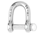 Wichard Self-Locking D Shackle - Diameter 6mm - 1/4"