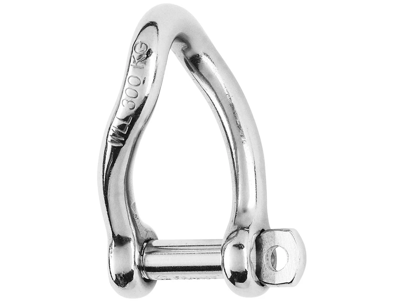 Wichard Self-Locking Twisted Shackle - Diameter 5mm - 3/16"