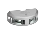 Lopolight Series 200-024 - Navigation Light - 2NM - Vertical Mount - White - Silver Housing - 6M Cable