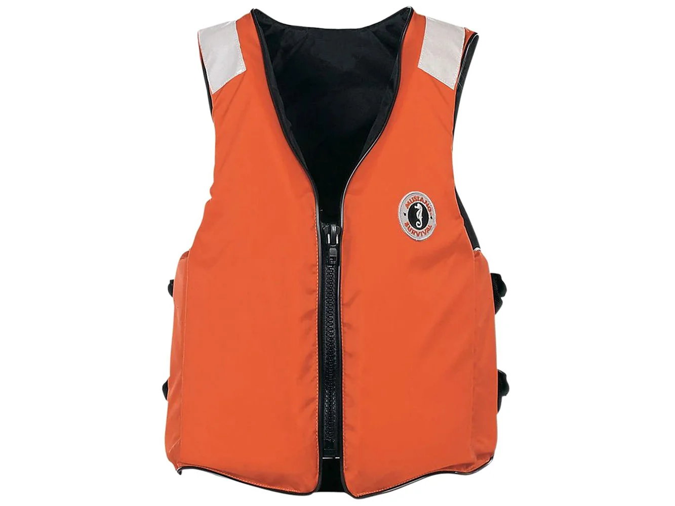 Mustang Classic Industrial Flotation Vest w/SOLAS Tape - Orange - XXL