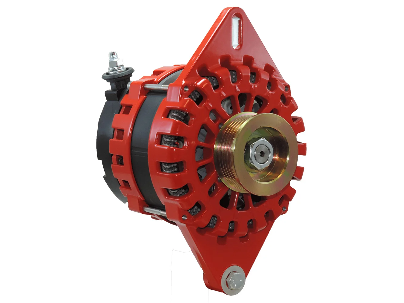 Balmar Alternator 250 AMP 12V 1-2" Single Foot Spindle Mount K6 Pulley