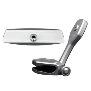 PTM Watersports Mirror/Bracket Kit w/VR-140 Elite Mirror & ZXR-320 (Silver)