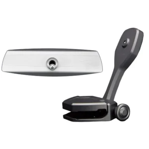 PTM Watersports Mirror/Bracket Kit w/VR-140 Elite Mirror & ZXR-360 (Titanium Grey)