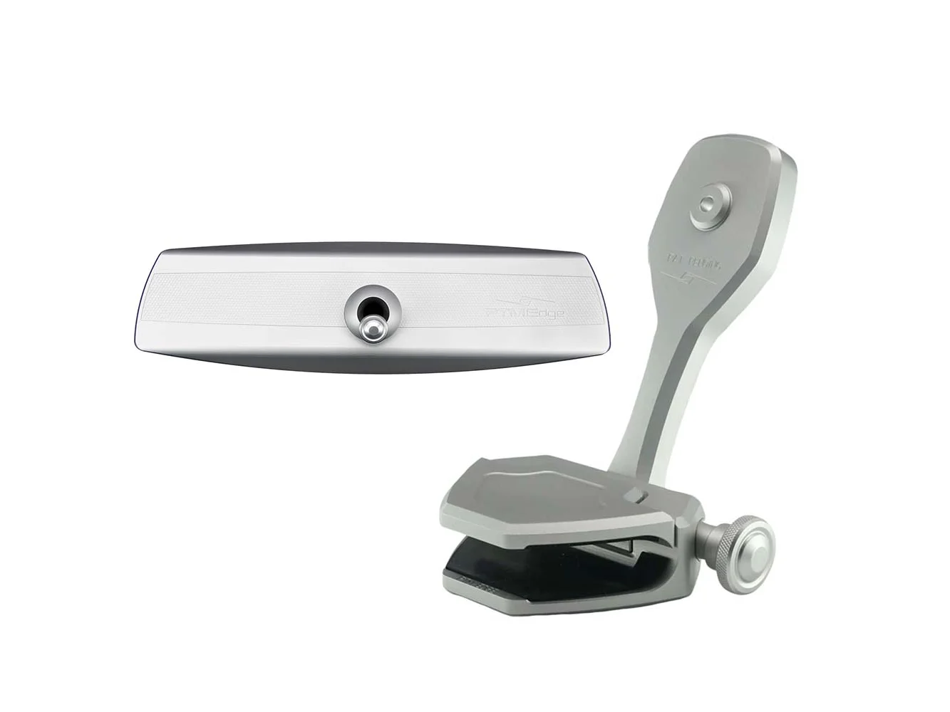 PTM Watersports Mirror/Bracket Kit w/VR-140 Elite Mirror & ZXR-361 (Silver)