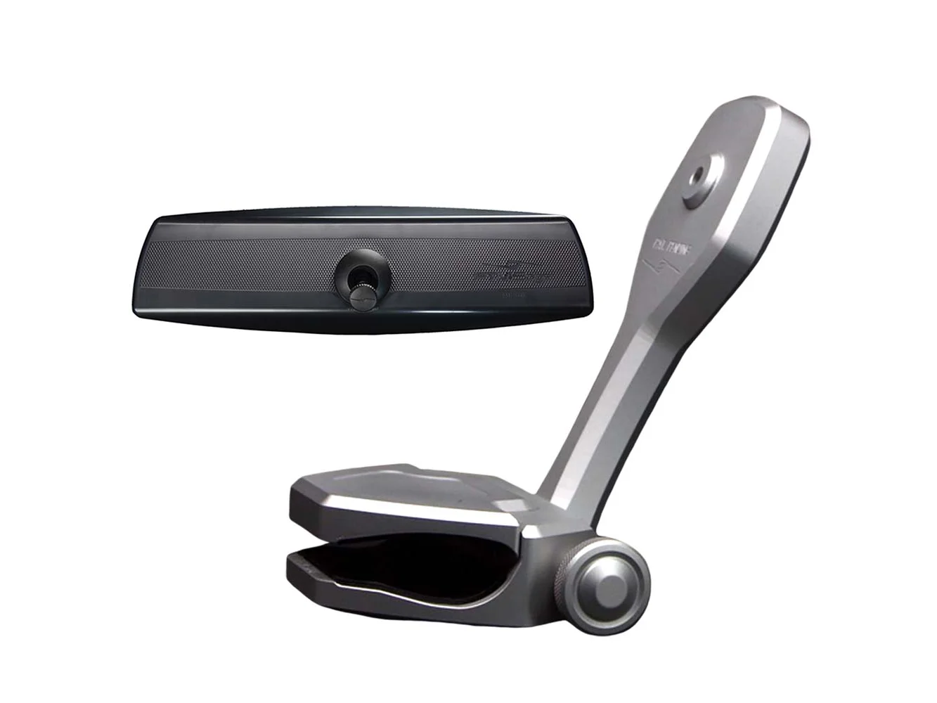 PTM Watersports Mirror/Bracket Kit w/VR-140 PRO Mirror & ZXR-320 (Silver)