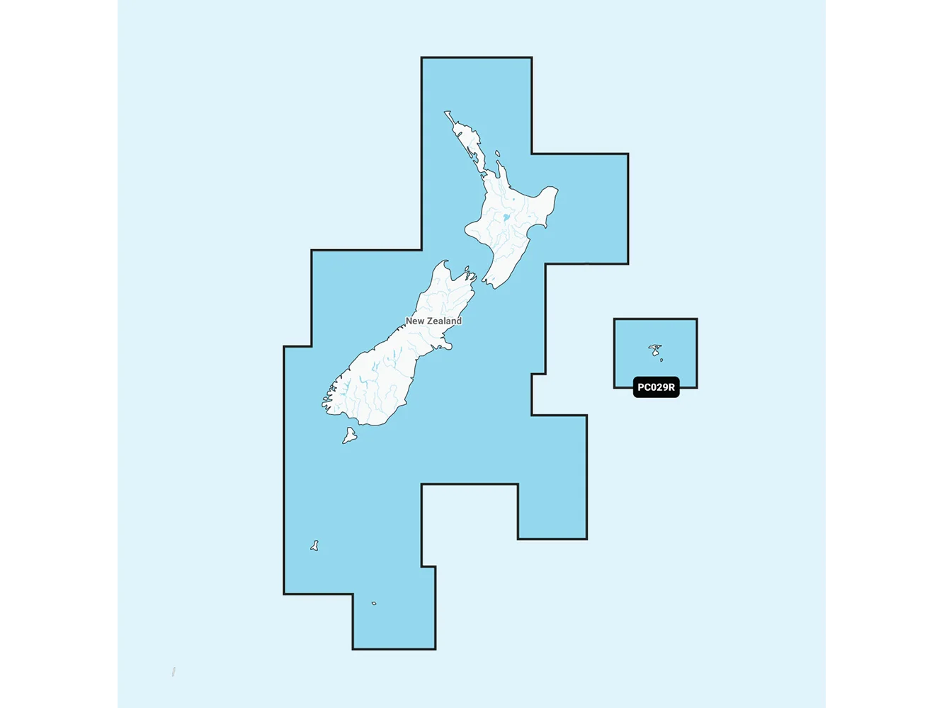 Navionics NAPC029R - New Zealand - Navionics+