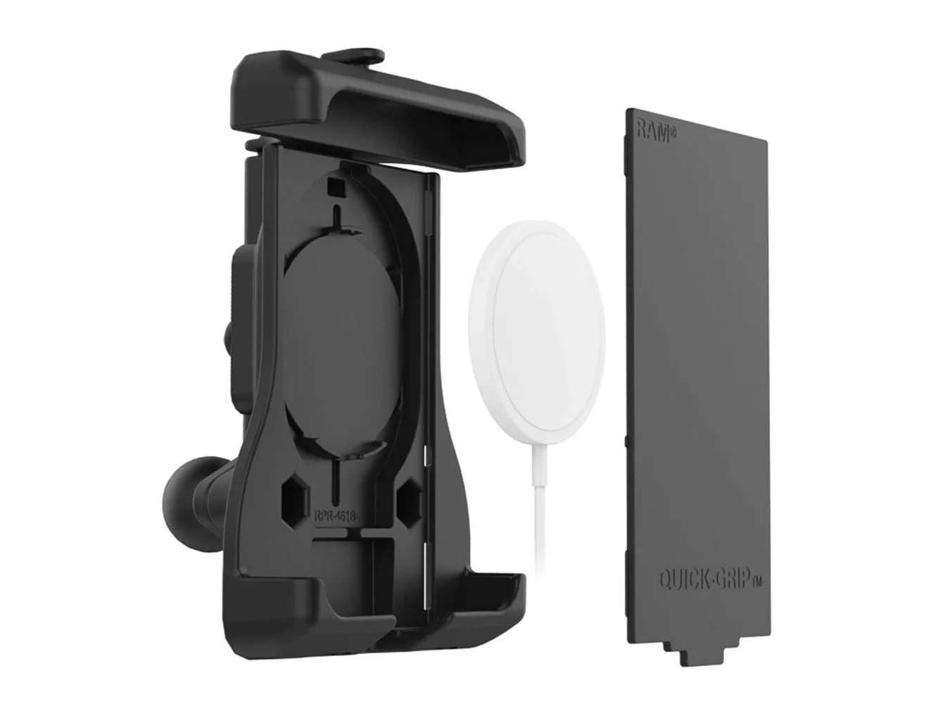 RAM Mount RAM® Quick-Grip™ Holder w/Ball f/Apple MagSafe Compatible Phones