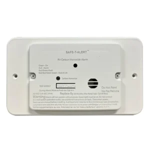 Safe-T-Alert 62 Series RV Carbon Monoxide - White - Flush Mount - 12V w/Trim Ring