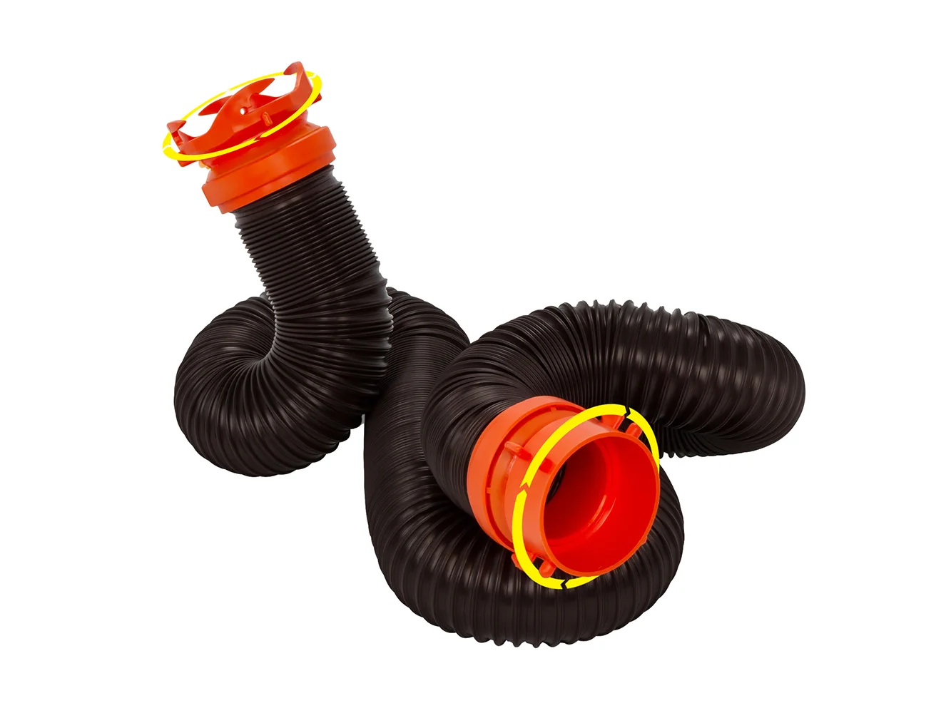 Camco RhinoFLEX 10' Sewer Hose Extension w/Swivel Bayonet & Lug