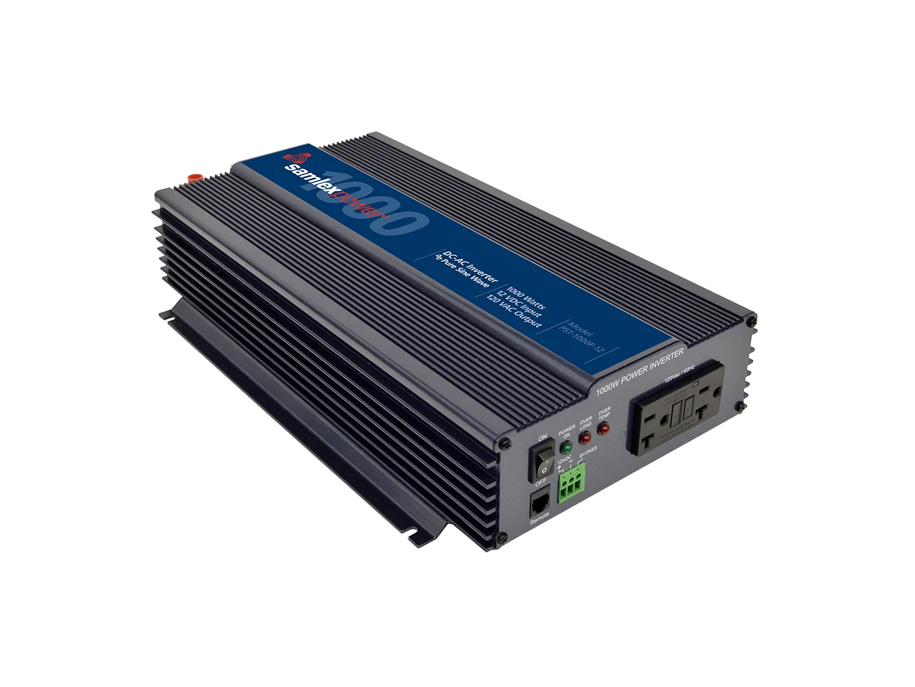 Samlex PST-1000F-12 1000W Pure Sine Wave Inverter - 12V Input 120VAC Output