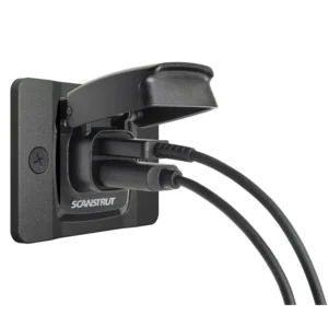 SCANSTRUT Flip Pro Fast Charge Dual USB-A & USB-C Socket with front fit bezel | SC-USB-F2