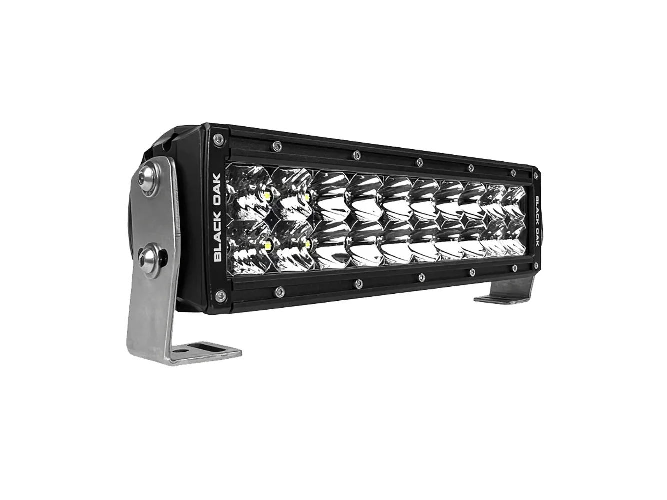 Black Oak Pro Series 3.0 Double Row 10" LED Light Bar - Combo Optics - Black Housing