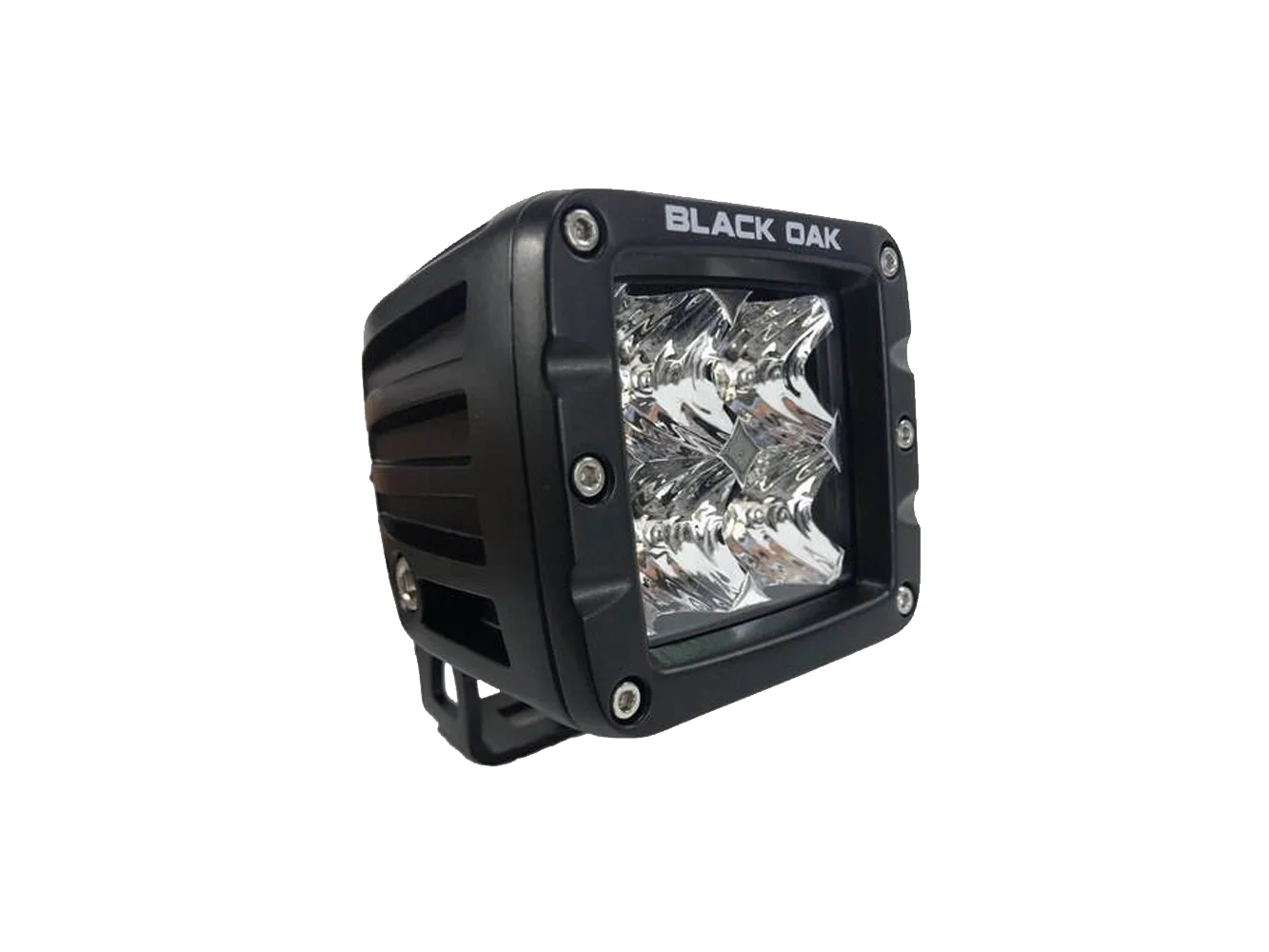 Black Oak 2" LED Pod Light - Flood Optics - Black Housing - Pro Series 3.0