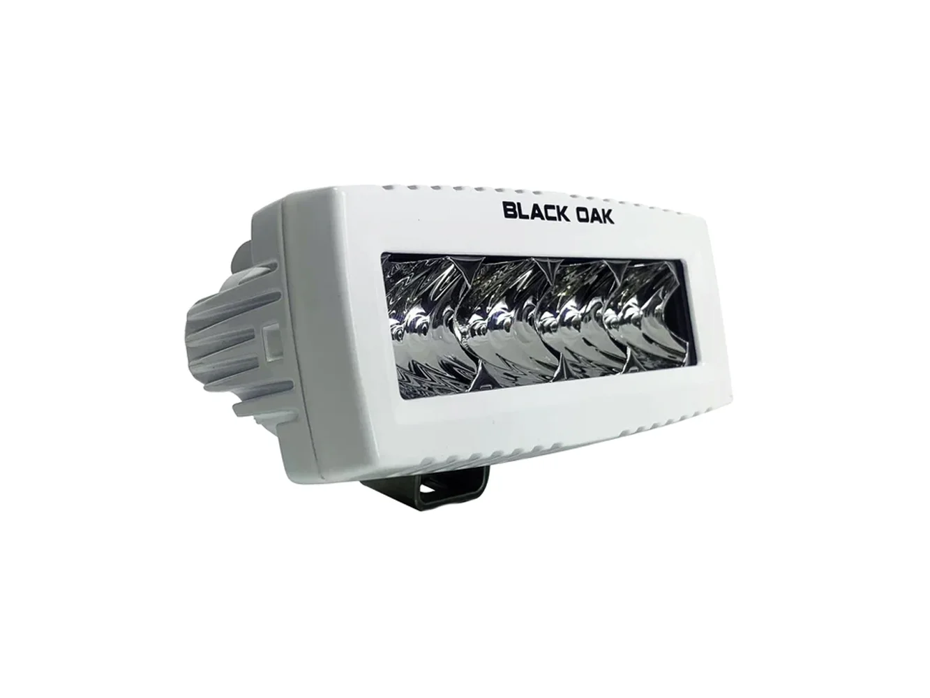 Black Oak 4" Marine Spreader Light - Flood Optics - White Housing - Pro Series 3.0