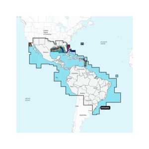 GARMIN Navionics Vision+Mexico, Caribbean to Brazil - Inland and Coastal Marine Charts NVSA004L | 010-C1285-00
