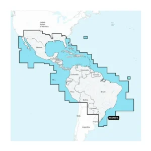 GARMIN Navionics Vision+ Mexico, Caribbean to Brazil - Inland and Coastal Marine Charts | NVSA004L | 010-C1285-20