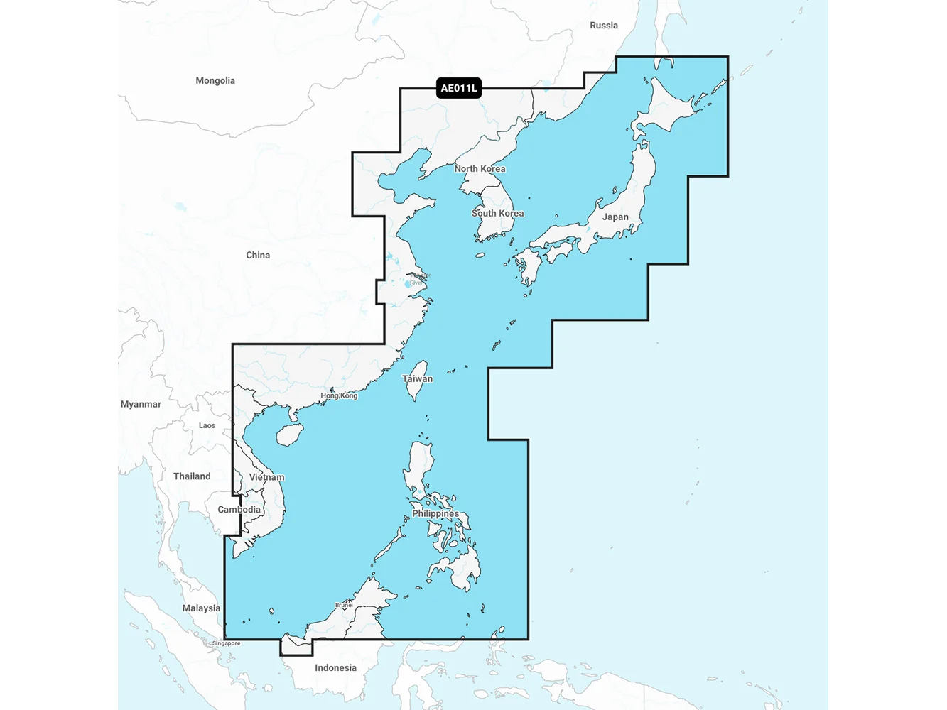 Garmin Navionics Vision+ NVAE011L - China Sea & Japan - Marine Chart