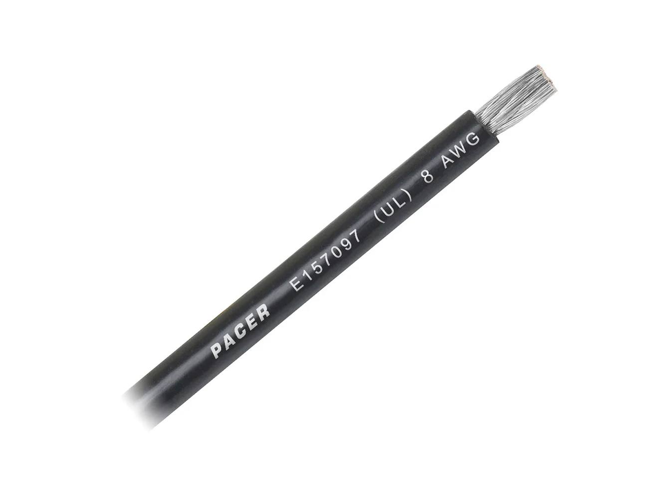 Pacer Black 8 AWG Battery Cable - Sold By The Foot
