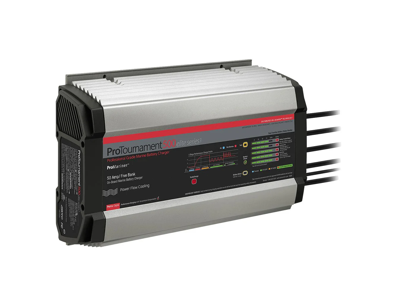 ProMariner ProTournament 500 Elite Series3 5-Bank On-Board Marine Battery Charger