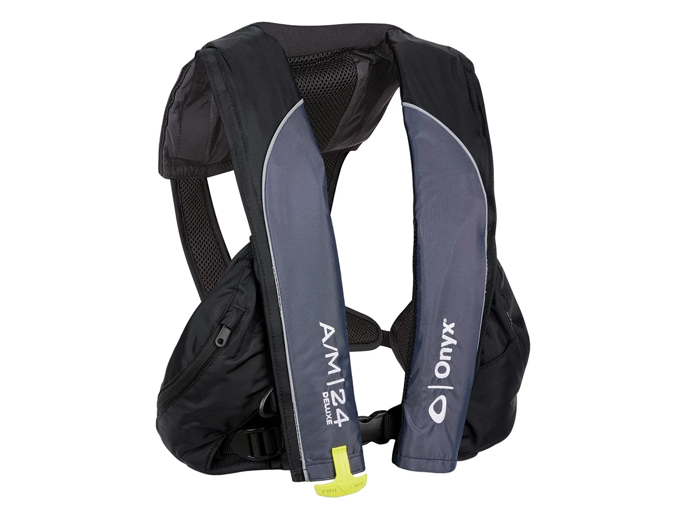 Onyx A/M-24 Deluxe Auto/Manual Inflatable PFD - Black - Adult Universal