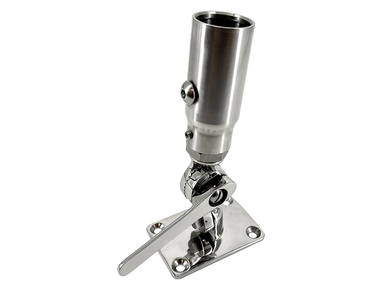 Seaview Starlink Stainless Steel 1"-14 Threaded Adapter & Stainless Steel Ratchet Base