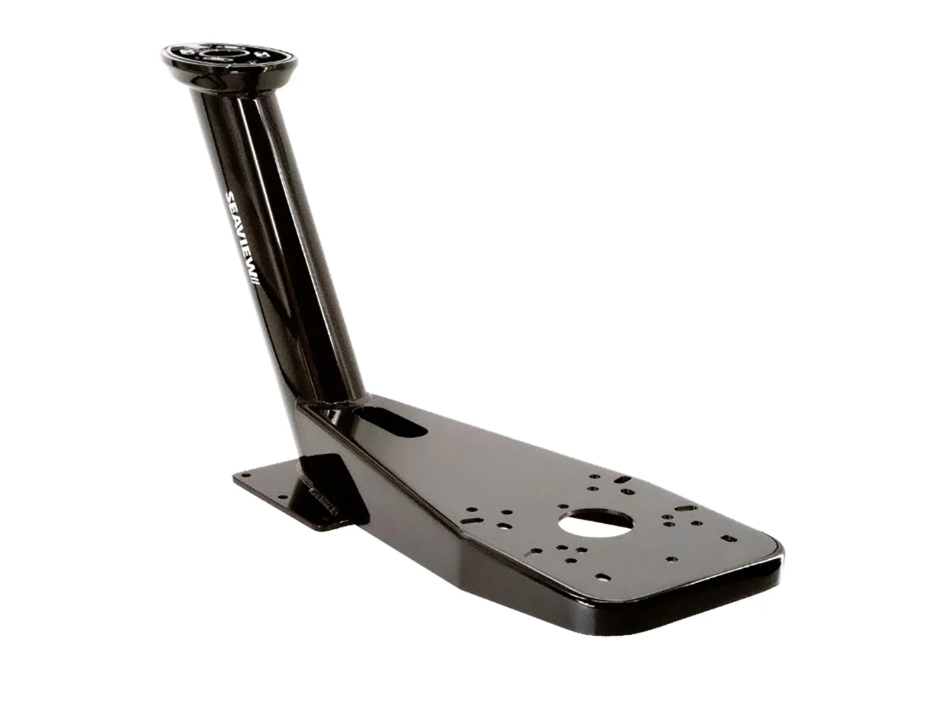 Seaview 23.75" Pre-Drilled Dual Mount f/Open Array Radars Up to 4.5' - Black - Top Plate Required