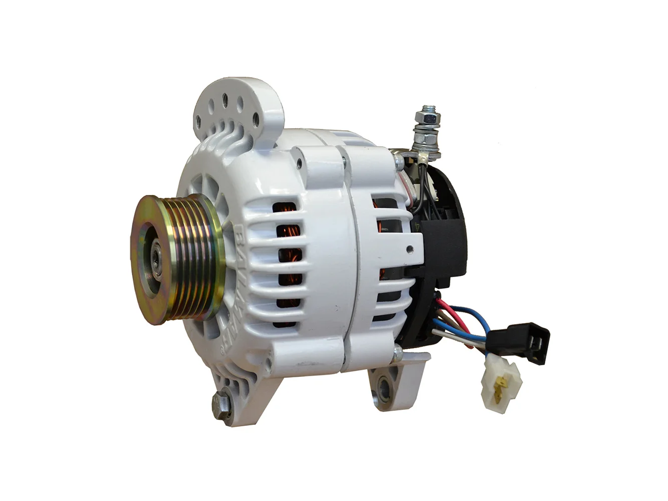 Balmar Alternator 100 AMP 12V 3.15" Dual Foot Saddle K6 Pulley w/Isolated Ground