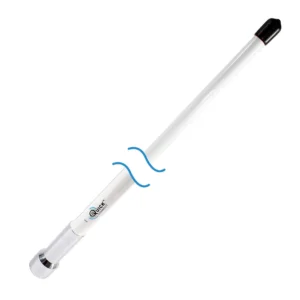 SHAKESPEARE 4T', 3dB QuickConnect VHF, w/ chrome ferrule (use QCM series mounts) | QC-4-T