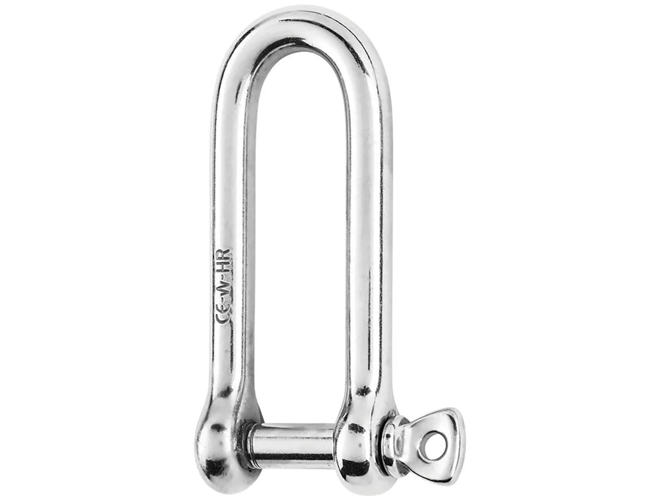 Wichard HR Long D Shackle - 10mm Diameter - 25/64"