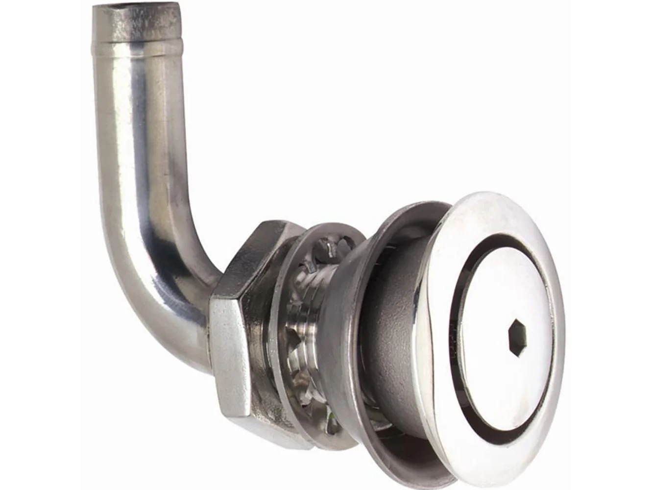 Attwood 316 Stainless Steel Alloy Flush Mount Fuel Vent - 90° Vent