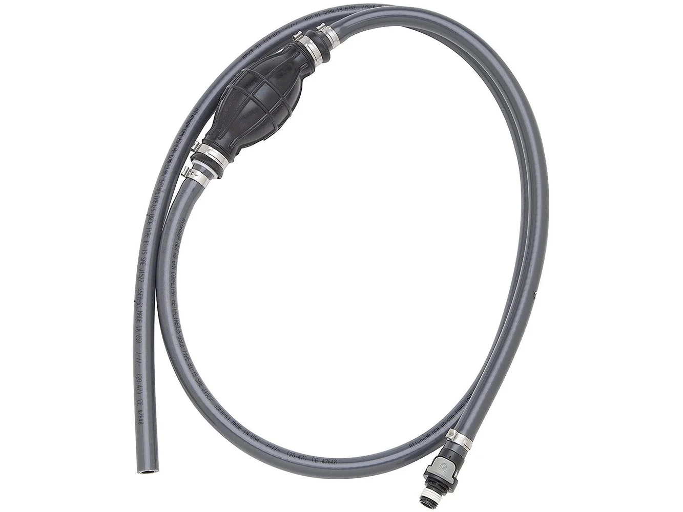 Attwood Universal Fuel Line Kit - 3/8" Dia. x 6' Length w/Sprayless Connectors