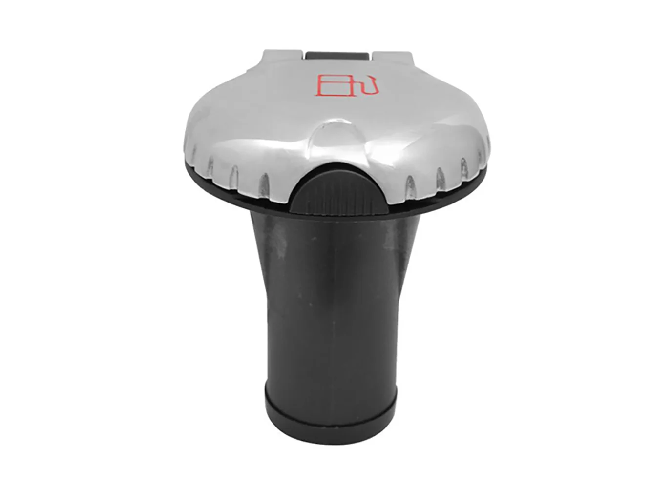 Attwood Deck Fill f/Carbon Canister System - Straight Body & Scalloped Chrome Cap