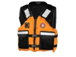 First Watch AV-5001 Mesh Crew Vest Hi-Vis - Orange/Black - S/M