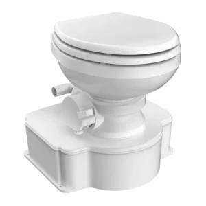 Dometic&trade; White M65 Marine Gravity Toilet - Elongated Seat Size w/Foot Pedal