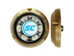 Shadow-Caster SC3 Series Blue/White Bronze Surface Mount Underwater Light