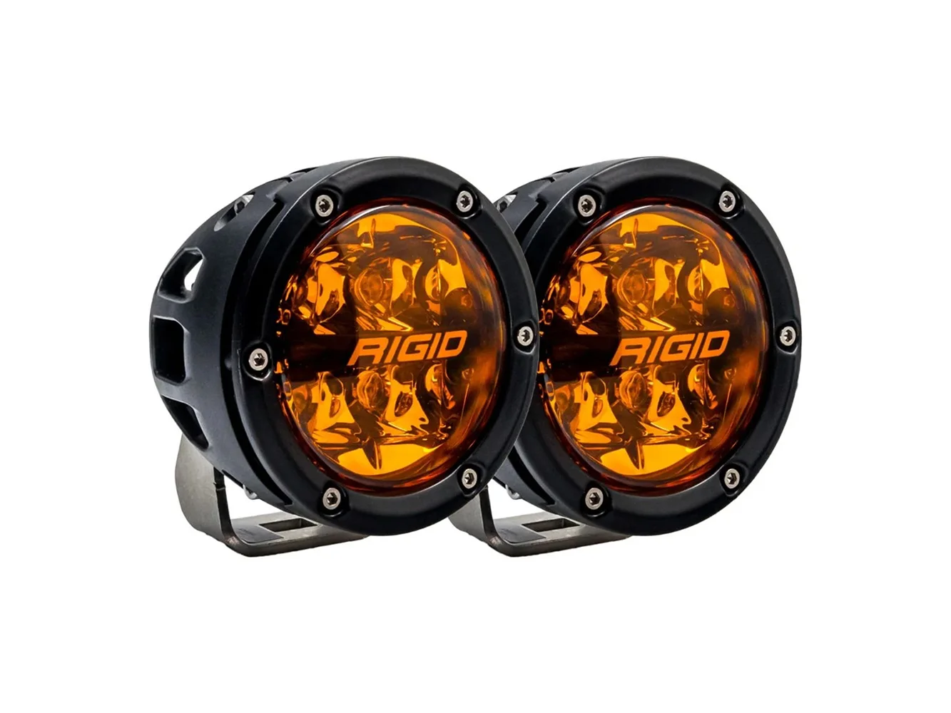 RIGID Industries 360 Series 4" Spot w/Amber Pro Lens - Pair