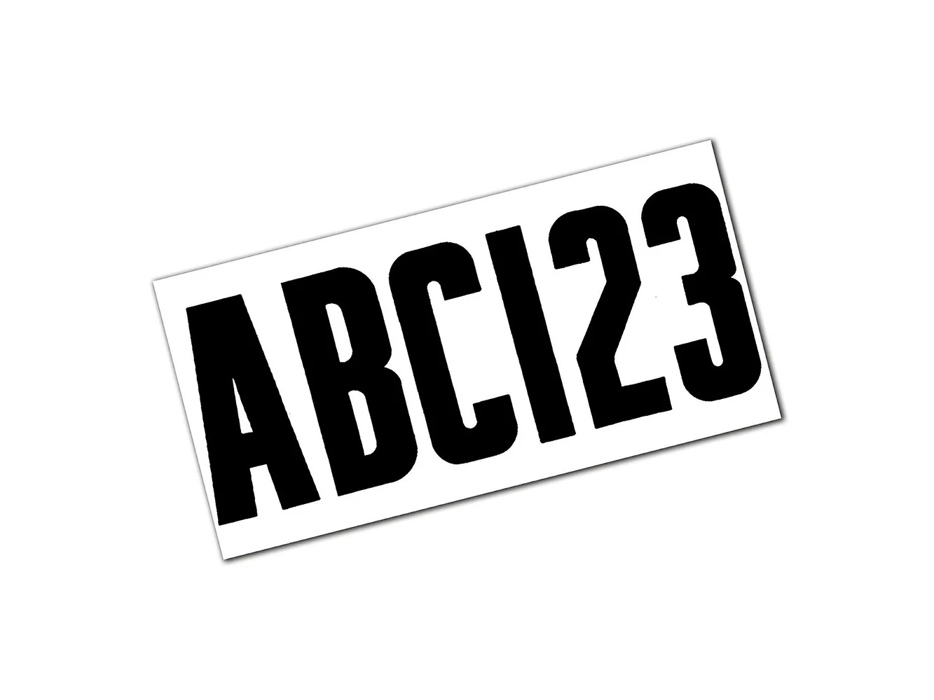 Attwood Letter & Number Kit - Black