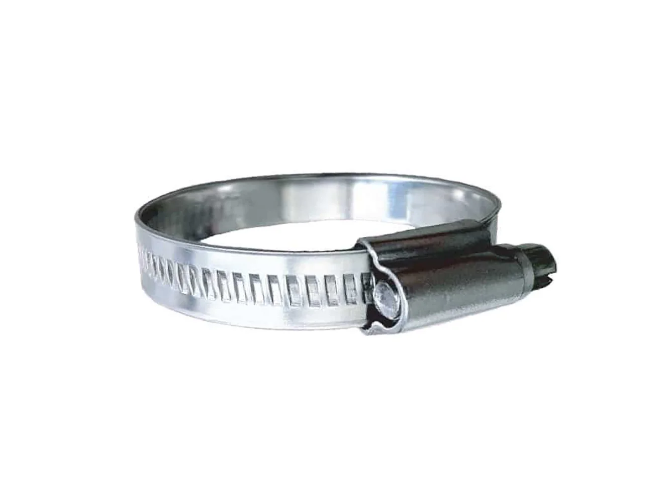 Trident Marine 316 SS Non-Perforated Worm Gear Hose Clamp - 15/32" Band - (7/8" – 1-1/4") Clamping Range - 10-Pack - SAE Size 12